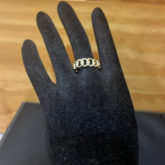 14K Gold Plated Adjustable Ring - Picture 2 of 5